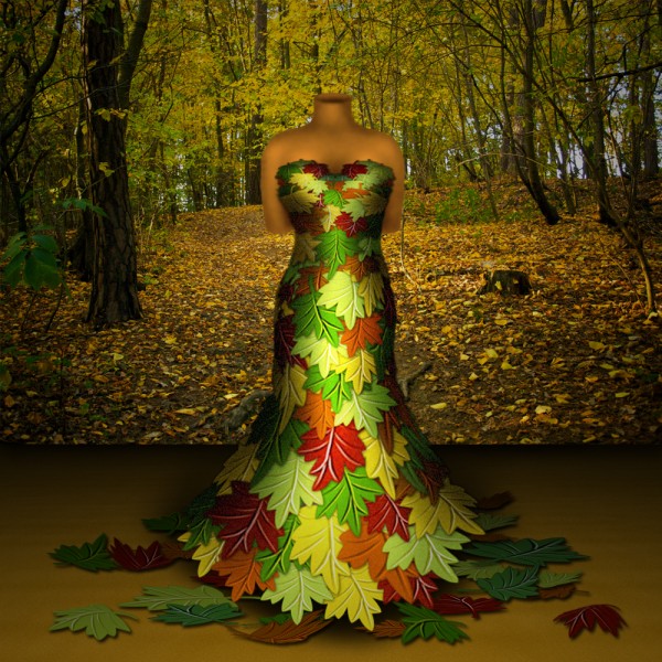 Creation of AUTUMN DRESS: Final Result